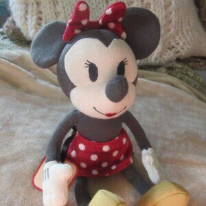 Vintage Disney Hallmark Minnie Mouse Knit Stuffed Toy w. Tag